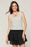 Catalina Eyelet Trim Soft Shorts