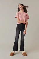 Hello Franki Olivia Cropped Slub T-Shirt for girls Mauve