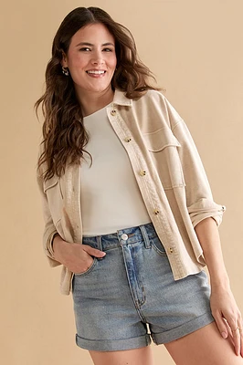 Lory Classic Mom Denim Shorts