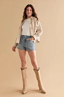 Lory Classic Mom Denim Shorts