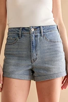 Lory Classic Mom Denim Shorts