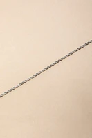 Simone Stainless Steel Twisted Chain Anklet