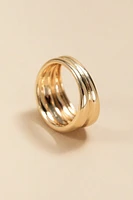 Denise Double Dome Gold Ring