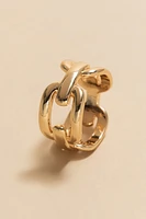 Sonia Horsebit Band Gold Ring