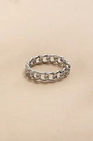 Barbara Stainless Steel Chain Ring