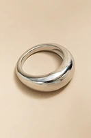 Linda Stainless Steel Dome Ring