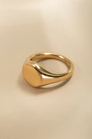 Jodie Stainless Steel Signet Ring