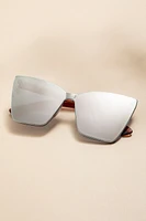 Kelly Mirror Over Frame Cateye Sunglasses