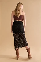 Holly Crochet Midi Skirt