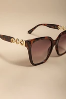 Anita Clover Temple Oversized Sunglasses