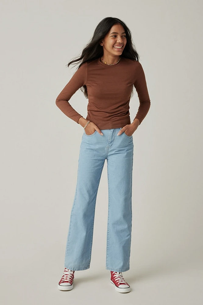 Hello Franki High Rise Wide Leg Denim for girls