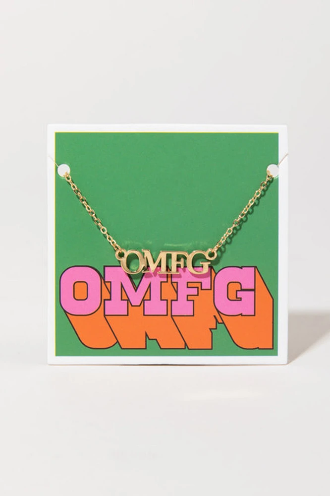 OMFG Pendant Necklace