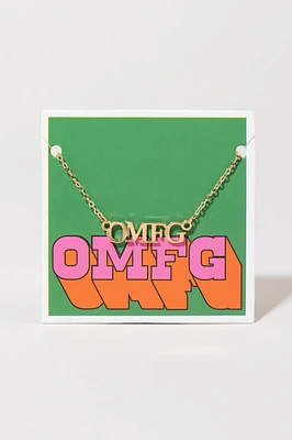 OMFG Pendant Necklace