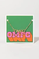OMFG Pendant Necklace