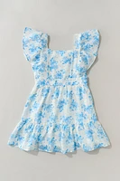 Hello Franki Short Sleeve Floral Dress for girls