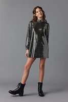 Hello Franki Mock Neck Disco Dress for girls