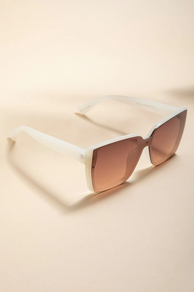 Raquel Lens Over Frame Square Sunglasses