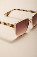 Katy Cat Eye Animal Pattern Sunglasses