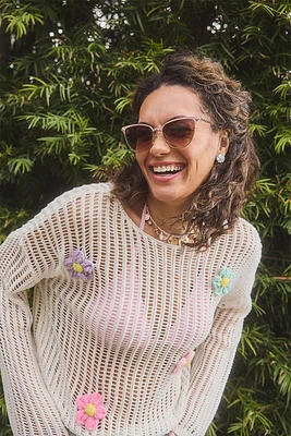 Leila Vintage Cat Eye Sunglasses