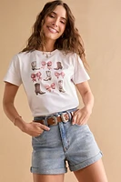 Ella Boots and Bows Graphic Tee