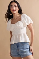 Georgia Puff Sleeve Blouse