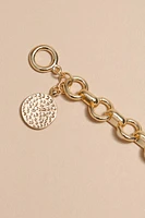 Alana Chunky Hoop Charm Bracelet