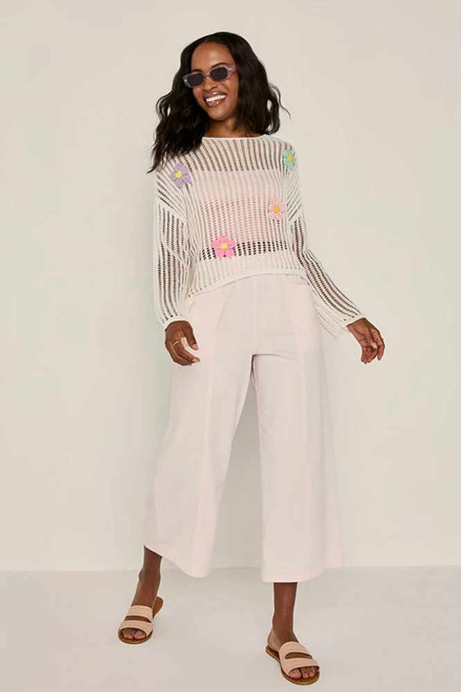 Tracy Double Pocket Culotte Pants