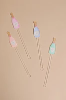 Champagne Bottle Stir Sticks