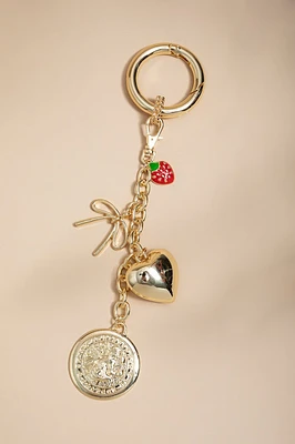 Kathie Mixed Style Shaky Golden Bag Charm