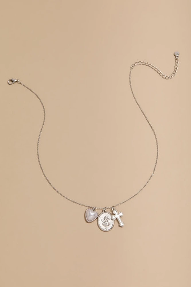 Rhea Shaky Charm Short Drop Necklace