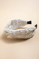 Gwen Daisy Pattern Topknot Headband