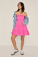 Gina Tiered Mini Swing Dress