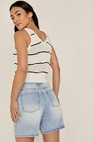 Melinda Striped Sweater Tank