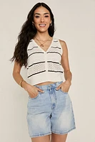 Melinda Striped Sweater Tank