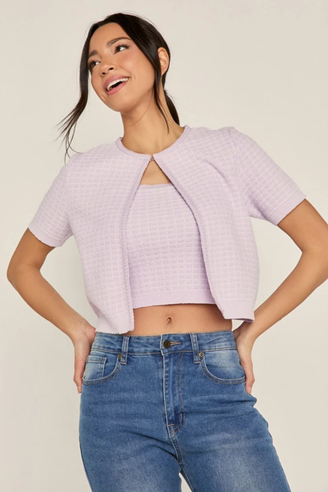 Janelle Tweed Top Set