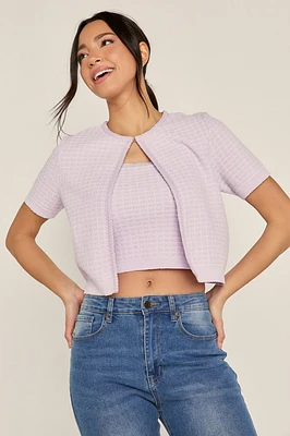 Janelle Tweed Top Set