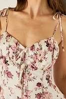 Martha Floral Midi Dress