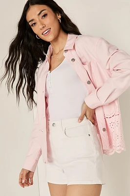 Lucile Eyelet Shacket