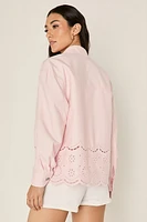 Lucile Eyelet Shacket