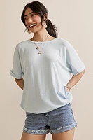 Melanie Crewneck Dolman Tee