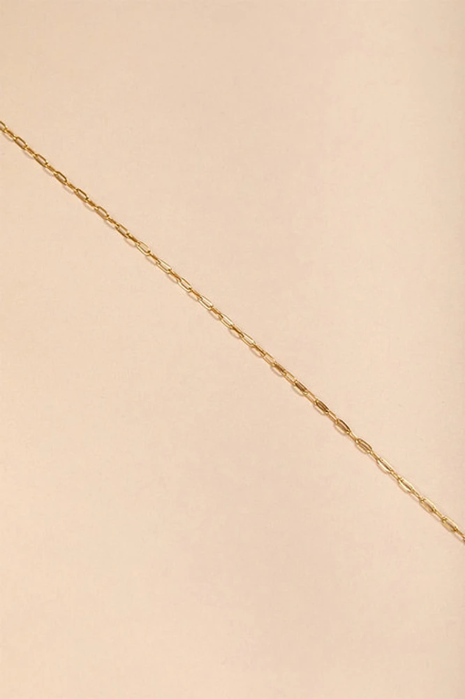 Mary Stainless Steel Paperclip Bracelet