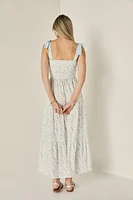 Anne Smocked Floral Maxi Dress