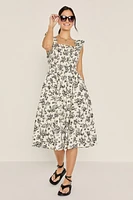 Sheryl Floral Midi Dress