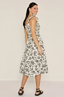 Sheryl Floral Midi Dress