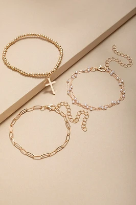 Brittney Cross Bracelet Set