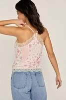 Tammy Lace Floral Tank Top
