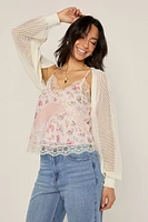 Julie Open Gauge Shrug Cardigan