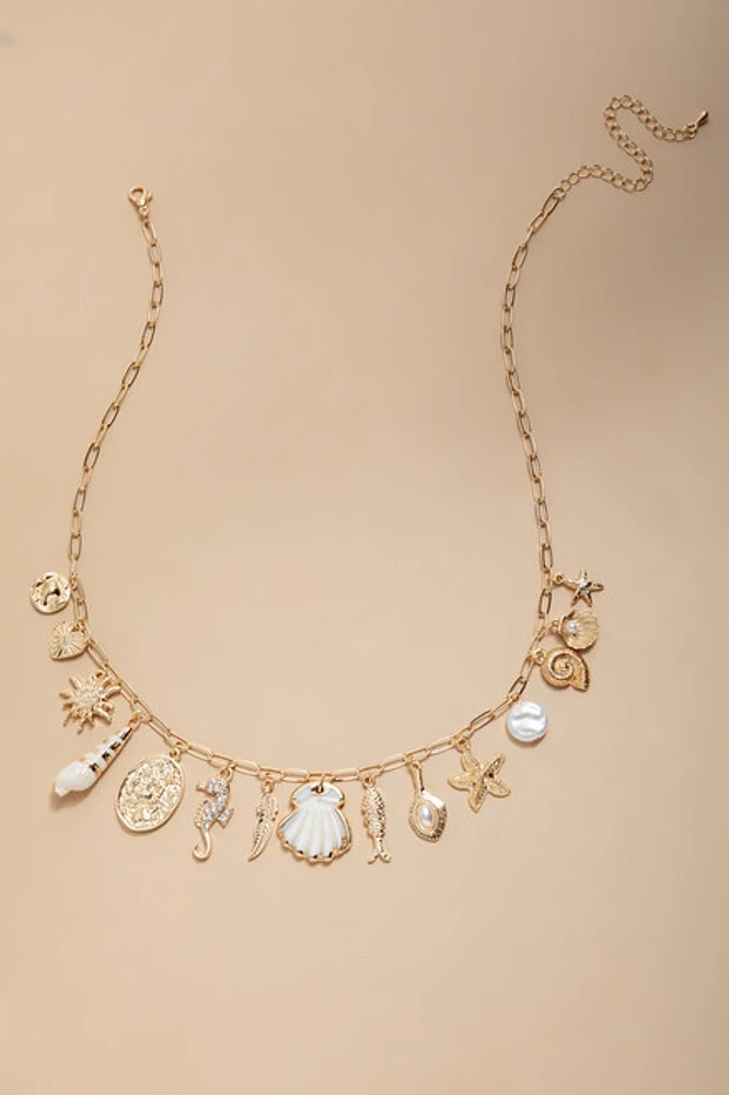 Sue Sea Life Charm Necklace