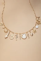 Sue Sea Life Charm Necklace
