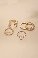 Jane Starfish Ring Set